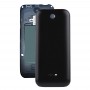 Batterie en plastique couleur solide couverture pour Nokia 225 (noir)