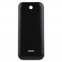 მყარი ფერადი პლასტიკური Battery დაბრუნება საფარის for Nokia 225 (Black)