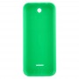 Суцільний колір Пластикові батареї задня кришка для Nokia 225 (зелений)