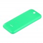 Сплошной цвет Пластиковые батареи задняя крышка для Nokia 225 (зеленый)