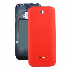 Solid Color Пластмасови Battery Back Cover за Nokia 225 (червен)