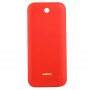 Fast Färg plast Battery Back Cover för Nokia 225 (röd)