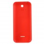 צבע פלסטיק מוצק סוללה חזרה כיסוי עבור Nokia 225 (אדום)