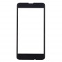 Frontscheibe Äußere Glasobjektiv für Nokia Lumia 630 (Schwarz)