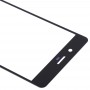 Pantalla frontal exterior lente de cristal para Nokia 8 / N8 TA-1012 TA-1004 TA-1052 (Negro)