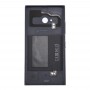 NFC Solide Couleur Batterie couverture pour Nokia Lumia 735 (Noir)