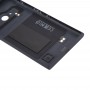 Color sólido NFC batería cubierta trasera para Nokia Lumia 735 (Negro)