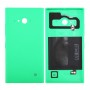 för Nokia Lumia 735 Fast Färg NFC Batteri bakstycket (Grön)