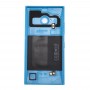 pour Nokia Lumia 735 NFC Solide Couleur batterie Couverture arrière (Bleu)