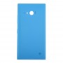 for Nokia Lumia 735 Solid Color NFC Battery Back Cover(Blue)
