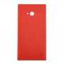 for Nokia Lumia 735 Solid Color NFC Battery Back Cover(Red)