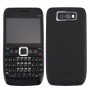 Teljes ház burkolat (Front Cover + középső keret visszahelyezése + Battery Back Cover + billentyűzet) Nokia E63 (fekete)