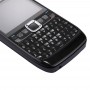 Full Housing Cover (Front Cover + Middle Frame Bezel + Battery Back Cover + Keyboard) for Nokia E63(Black)