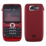 სრული საბინაო საფარის (Front Cover + Middle Frame Bezel + Battery დაბრუნება საფარის + Keyboard) for Nokia E63 (წითელი)