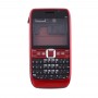 Полный крышку корпуса (передняя крышка + средний кадр ободок + задняя крышка батареи + клавиатура) для Nokia E63 (красный)