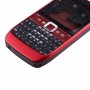 Полный крышку корпуса (передняя крышка + средний кадр ободок + задняя крышка батареи + клавиатура) для Nokia E63 (красный)
