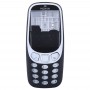 Full Assembly Housing Cover with Keyboard for Nokia 3310(Black)
