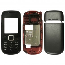 Teljes ház burkolat (Front Cover + középső keret visszahelyezése + Battery Back Cover + billentyűzet) Nokia 1661