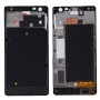 Frontgehäuse LCD-Feld-Anzeigetafelplatte für Nokia Lumia 730 (schwarz)