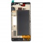LCD Screen and Digitizer Full Assembly with Frame for Nokia Lumia 730