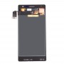 LCD-skärm och Digitizer Full Assembly för Nokia Lumia 730 (Svart)