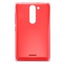 Dual SIM Battery დაბრუნება საფარის for Nokia Asha 502 (წითელი)