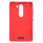 Dual SIM batería cubierta trasera para Nokia Asha 502 (rojo)