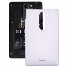Dual SIM Акумулятор Задня кришка для Nokia Asha 502 (білий)