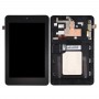 LCD-näyttö ja digitoiva edustajiston Frame Asus Memo Pad HD7 / ME173X / ME173 K00B (musta)