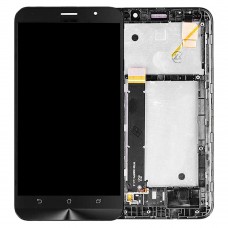 LCD Screen and Digitizer Full Assembly with Frame for Asus Zenfone ZB551KL Go TV TD-LTE X013D X013DB(Black)