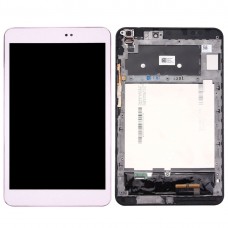 LCD-skärm och Digitizer Full Montering med ram för Asus Memo Pad 8 / ME581CL / ME581 (Pink) 