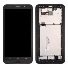 LCD Screen and Digitizer Full Assembly with Frame for Asus ZenFone 2 / ZE550ML (Black) 