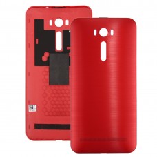 Original borstad textur tillbaka batteriluckan för Asus Zenfone 2 Laser / ZE601KL (röd)