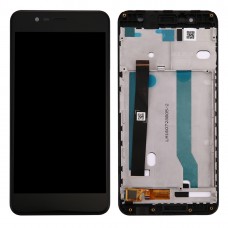 ЖК-екран і дігітайзер Повне зібрання з рамкою для Asus ZenFone 3 Max / ZC520TL / X008D (чорний)