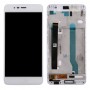 LCD Screen and Digitizer Full Assembly with Frame for Asus ZenFone 3 Max / ZC520TL / X008D(White)