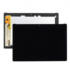 ЖК-екран і дігітайзер Повне зібрання для Asus ZenPad 10 Z300M / P021 (жовтий Flex кабель Version) (чорний)