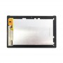 LCD ekraan ja Digitizer Full Assamblee Asus ZenPad 10 Z300M / P021 (Kollane Flex kaabel versioon) (Must)