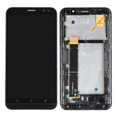 LCD Screen and Digitizer Full Assembly with Frame for ASUS Zenfone Ir TV ZB551KL TD-LTE X013D X013DB(Black)