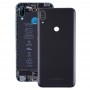 Rückseitige Abdeckung mit Kameraobjektiv und Seitentasten für Asus Zenfone Max Pro (M1) / ZB601KL (Schwarz)