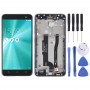 LCD Screen and Digitizer Full Assembly with Frame for Asus ZenFone 3 ZE552KL(Black)