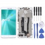 LCD Screen and Digitizer Full Assembly with Frame for Asus ZenFone 3 ZE552KL(White)