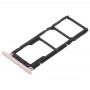AsusのZenFone 4マックスZC520KL（ゴールド）のための2 SIMカードトレイ+マイクロSDカードトレイ