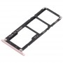 2 SIM Card Tray + Micro SD Card Tray for Asus Zenfone 4 Max ZC554KL(Rose Gold)