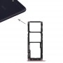 2 SIM karty zásobník + Micro SD Card Tray pro Asus Zenfone 4 Max ZC554KL (Rose Gold)