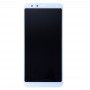 LCD-skärm och digitizer Fullständig montering för Asus Zenfone Max Plus (M1) X018DC X018D ZB570TL (vit)
