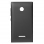 La batería cubierta trasera para Microsoft Lumia 435 (Negro)
