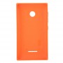 Акумулятор Задня обкладинка для Microsoft Lumia 435 (помаранчевий)