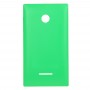 Акумулятор Задня обкладинка для Microsoft Lumia 435 (зелений)