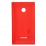 Batterie couverture pour Microsoft Lumia 435 (Rouge)