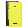 Аккумулятор Задняя обложка для Microsoft Lumia 435 (желтый)